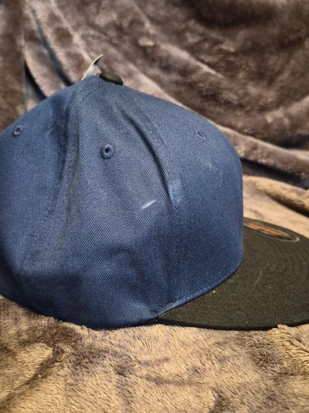 DC Shoes Flexfit Sports Skate Apparel Blue/Black L/XL Fixed Hat READ - Picture 6 of 10
